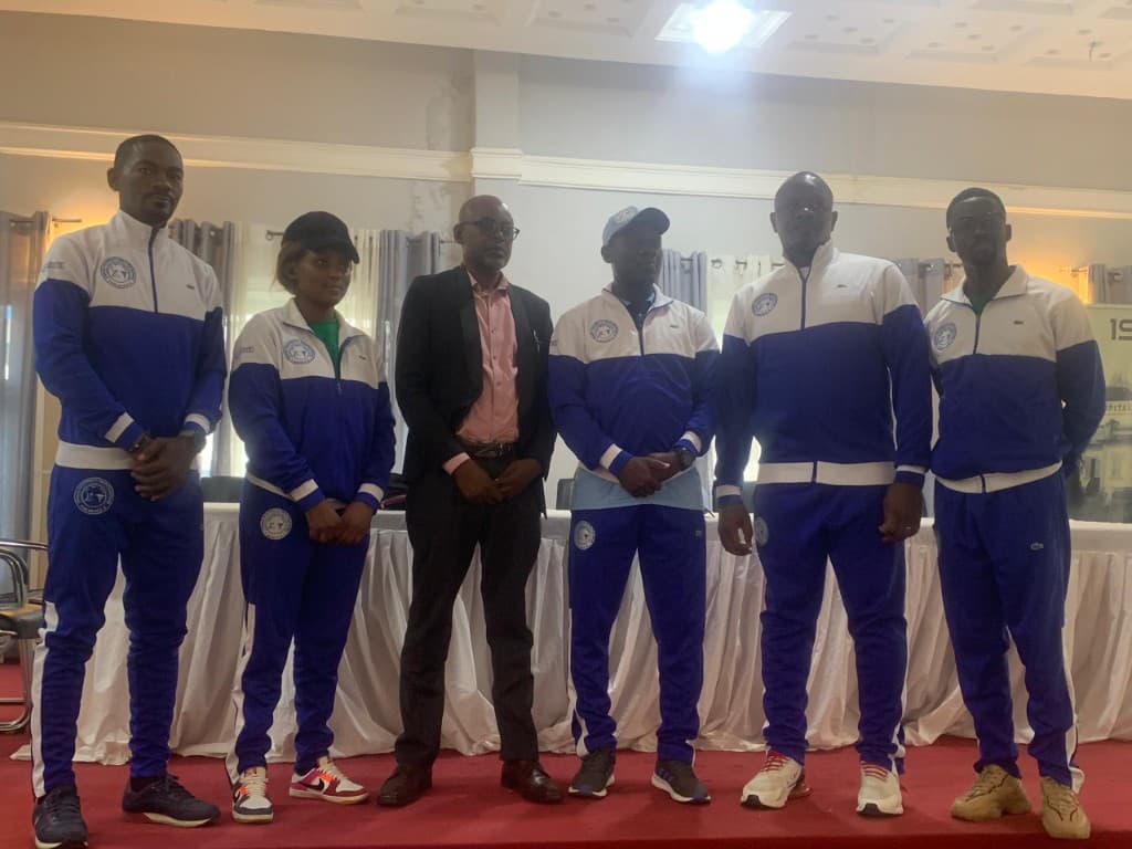 CASP leadership team in official society tracksuits